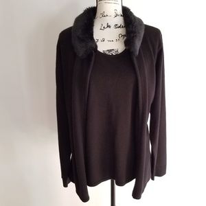 NWOT Maggie Mcnaughton two piece sweater 1X